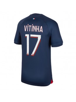 Paris Saint-Germain Vitinha Ferreira #17 Replika Hemmakläder 2023-24 Kortärmad